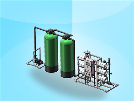 3吨/时反渗透设备，广西纯水处理，广西水处理厂家