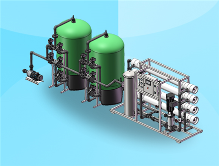 8吨/时 反渗透设备，广西水处理生产厂家长期提供纯水设备